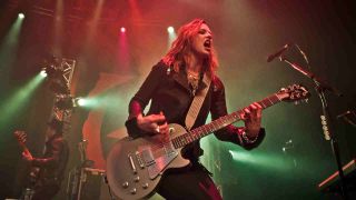 Halestorm’s Lzzy Hale onstage in 2015