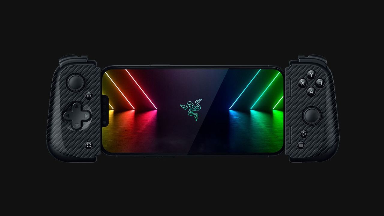 Razer Kishi V2 with carbon fiber skin.