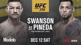 UFC 256 Prelims Featured Fight Swanson vs. Pineda Banner