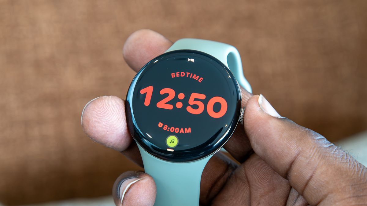 Bedtime mode on the Pixel Watch 5
