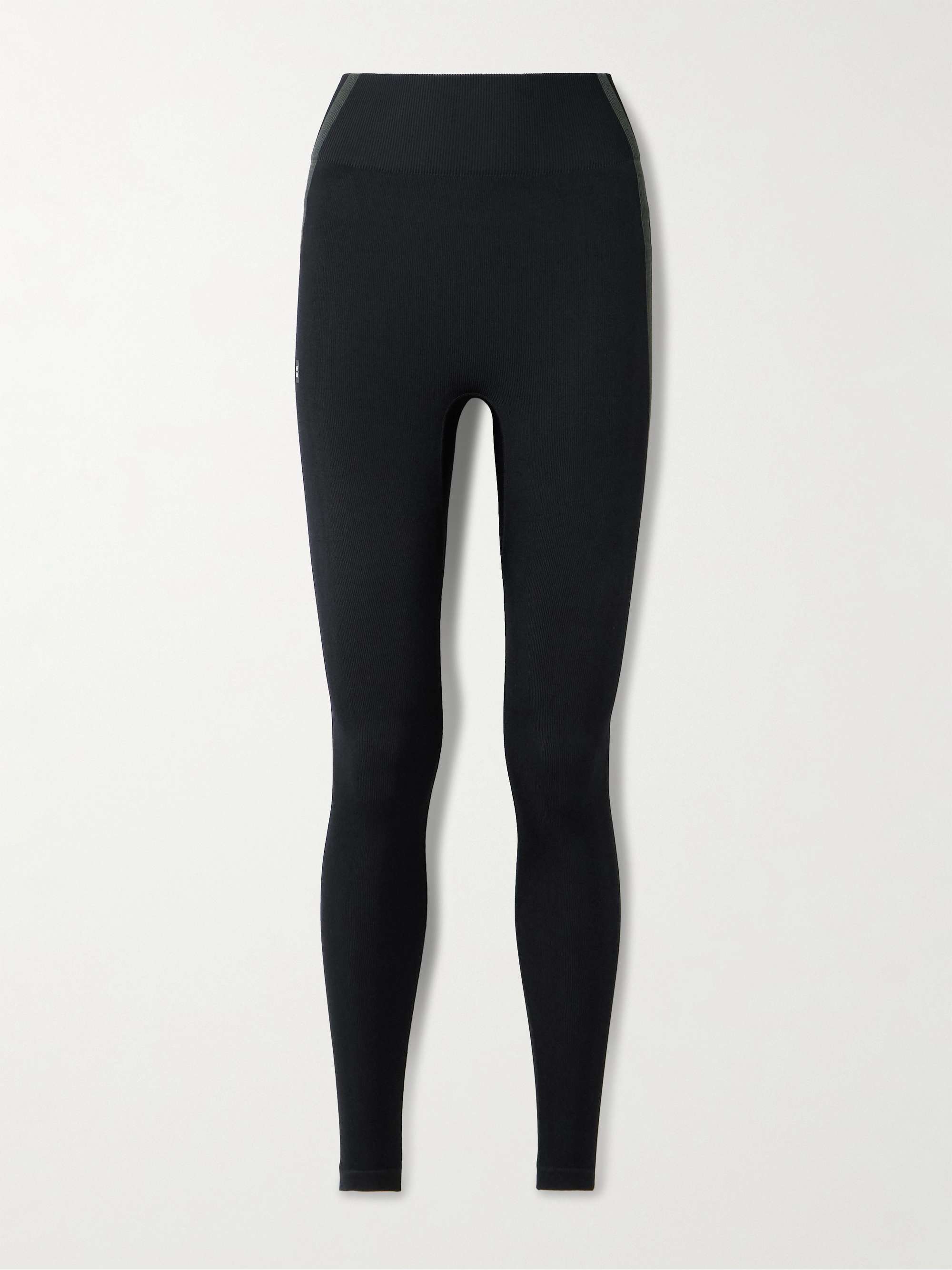 Studio Striped Ribbed Stretch Recycled Leggings