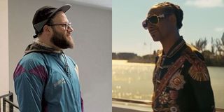 Longshot's Seth Rogen And The Beach Bum's Snoop Dogg Collaboration