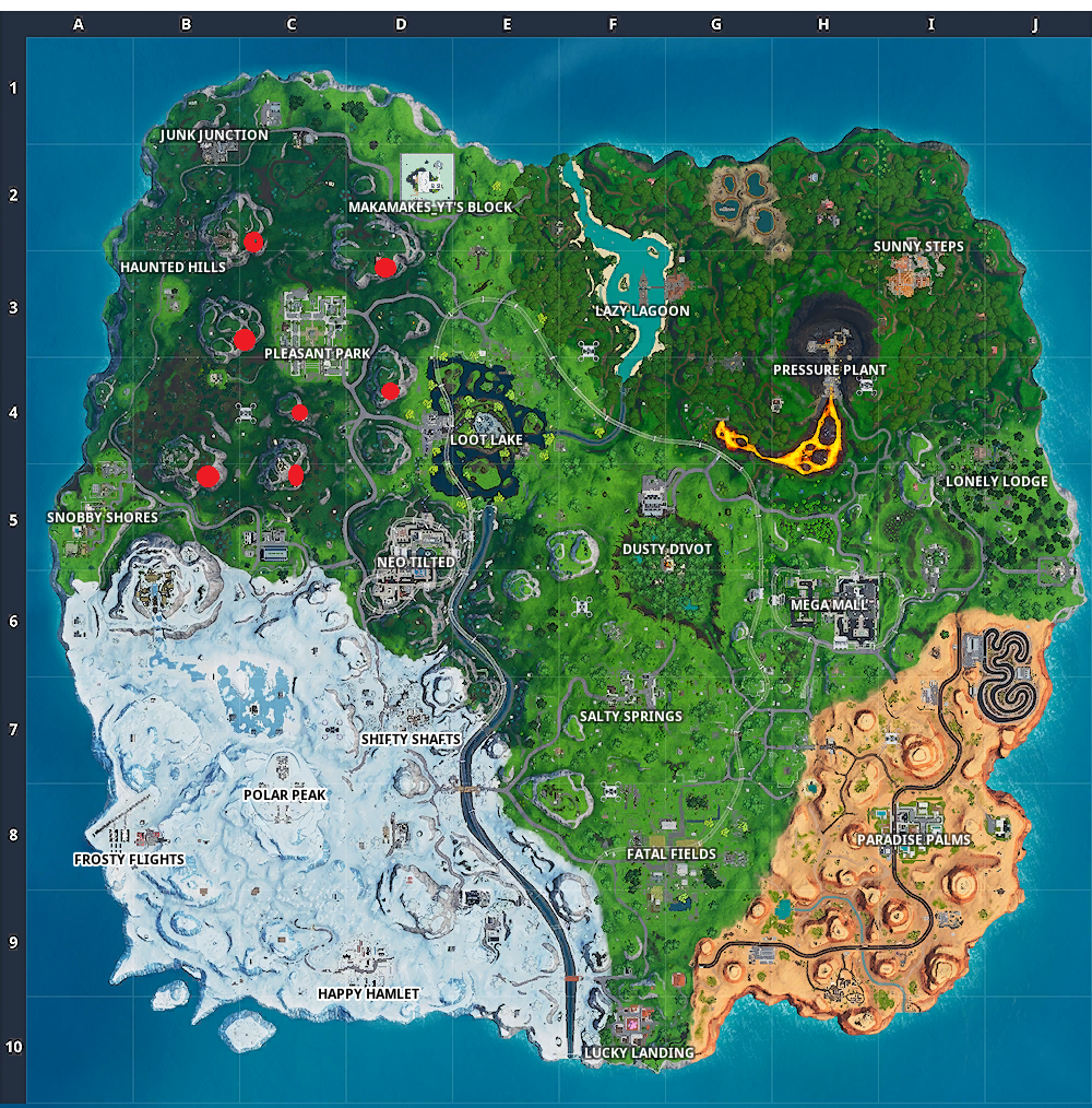 Wind Turbine Challenge Fortnite Fortnite Guide All Wind Turbine Locations Pc Gamer