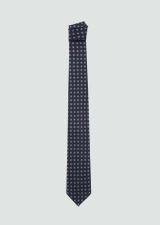 100% Wool Necktie With Geometric Design - Men | Mango Usa