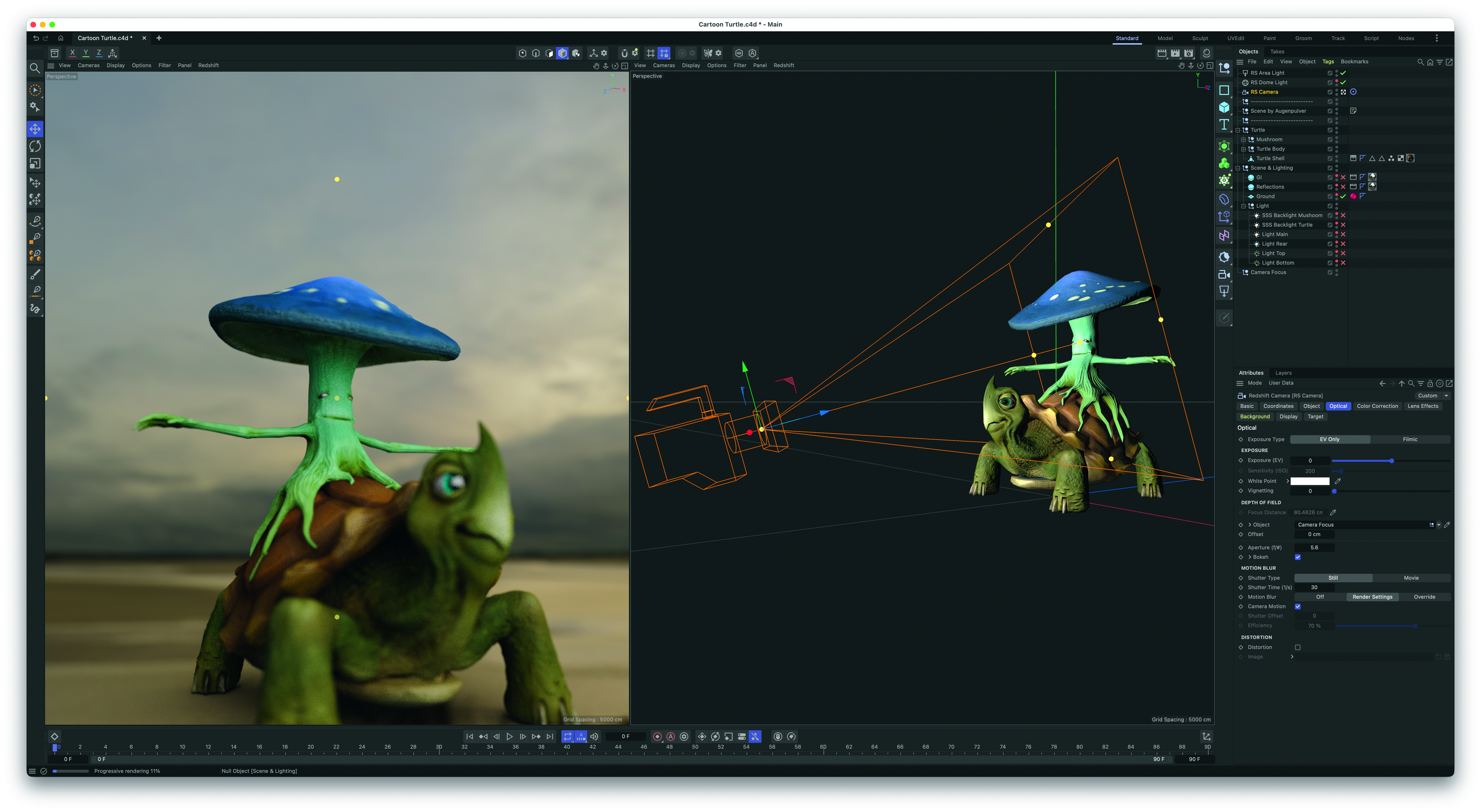 Menus and images in a 3D app