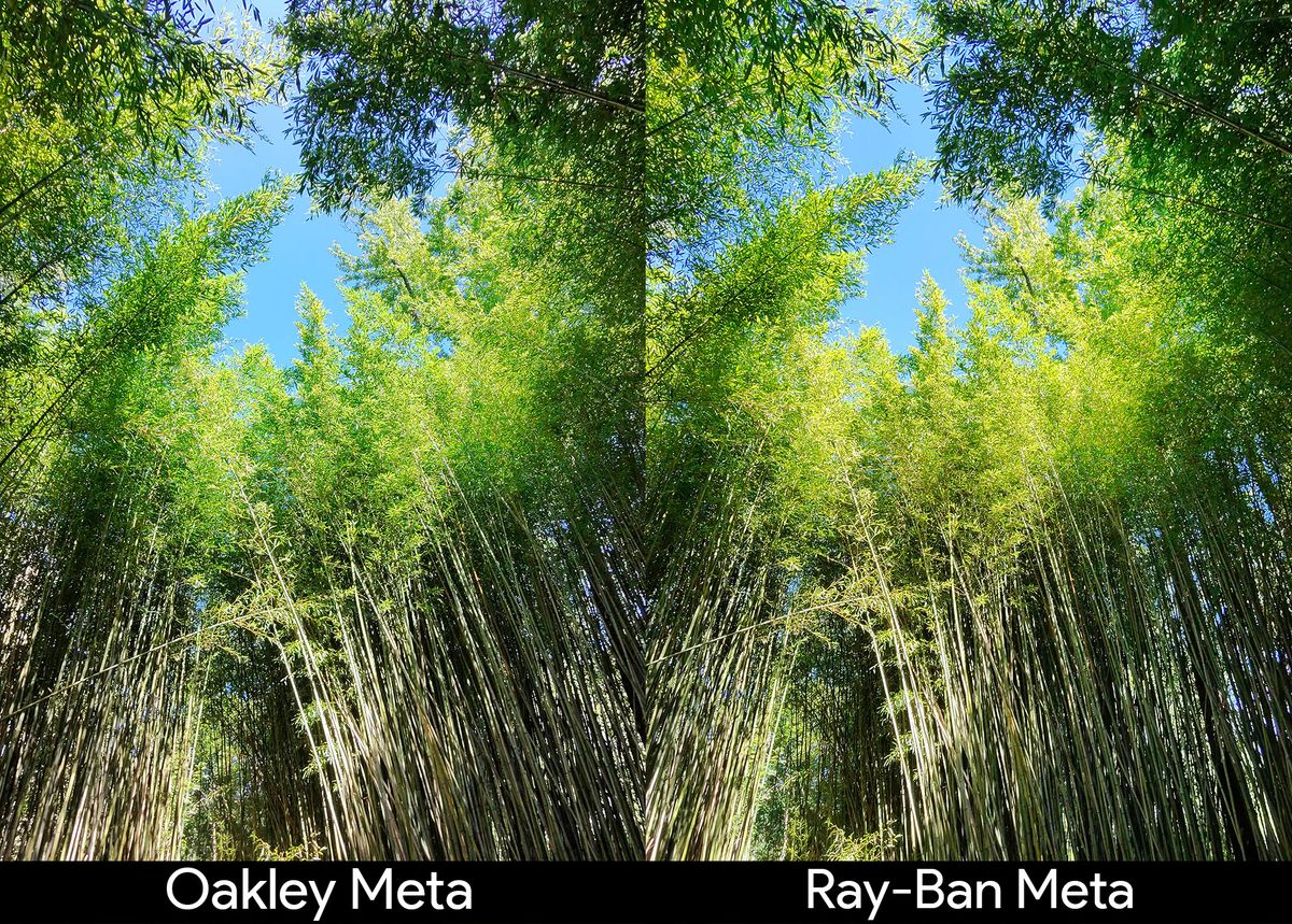 Comparing the picture quality of Oakley Meta HSTN Smart Glasses and Ray-Ban Meta Smart Glasses