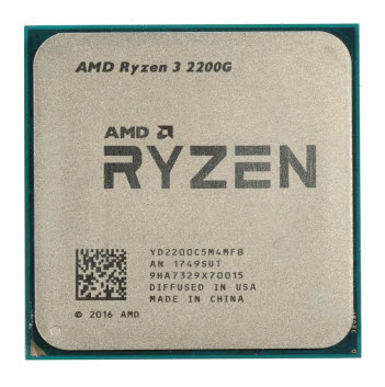AMD Ryzen 3 2200G Processor with Radeon Vega 8 Graphics Wraith Stealth Cooler YD2200C5FBBOX