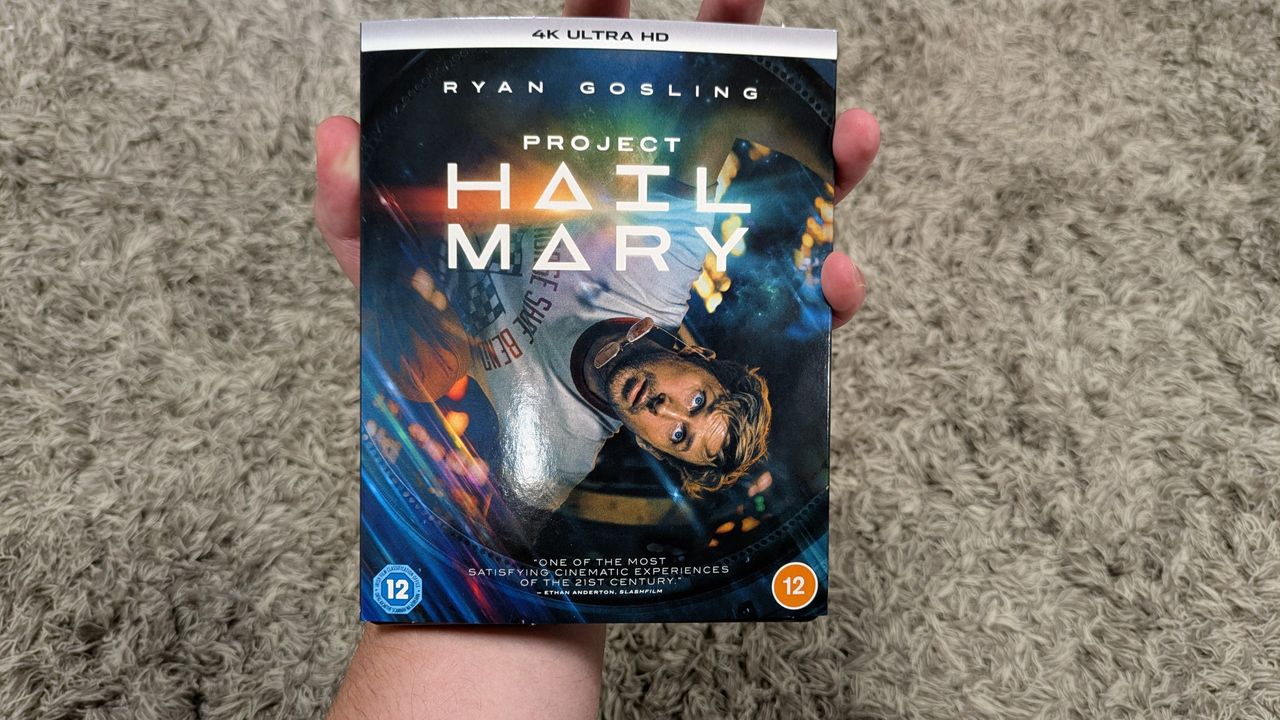 Project Hail mary 4K Blu-ray case