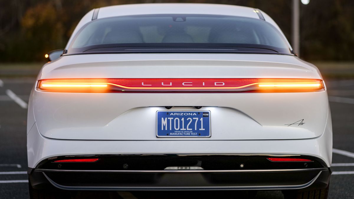 2025 Lucid Air Pure test drive.