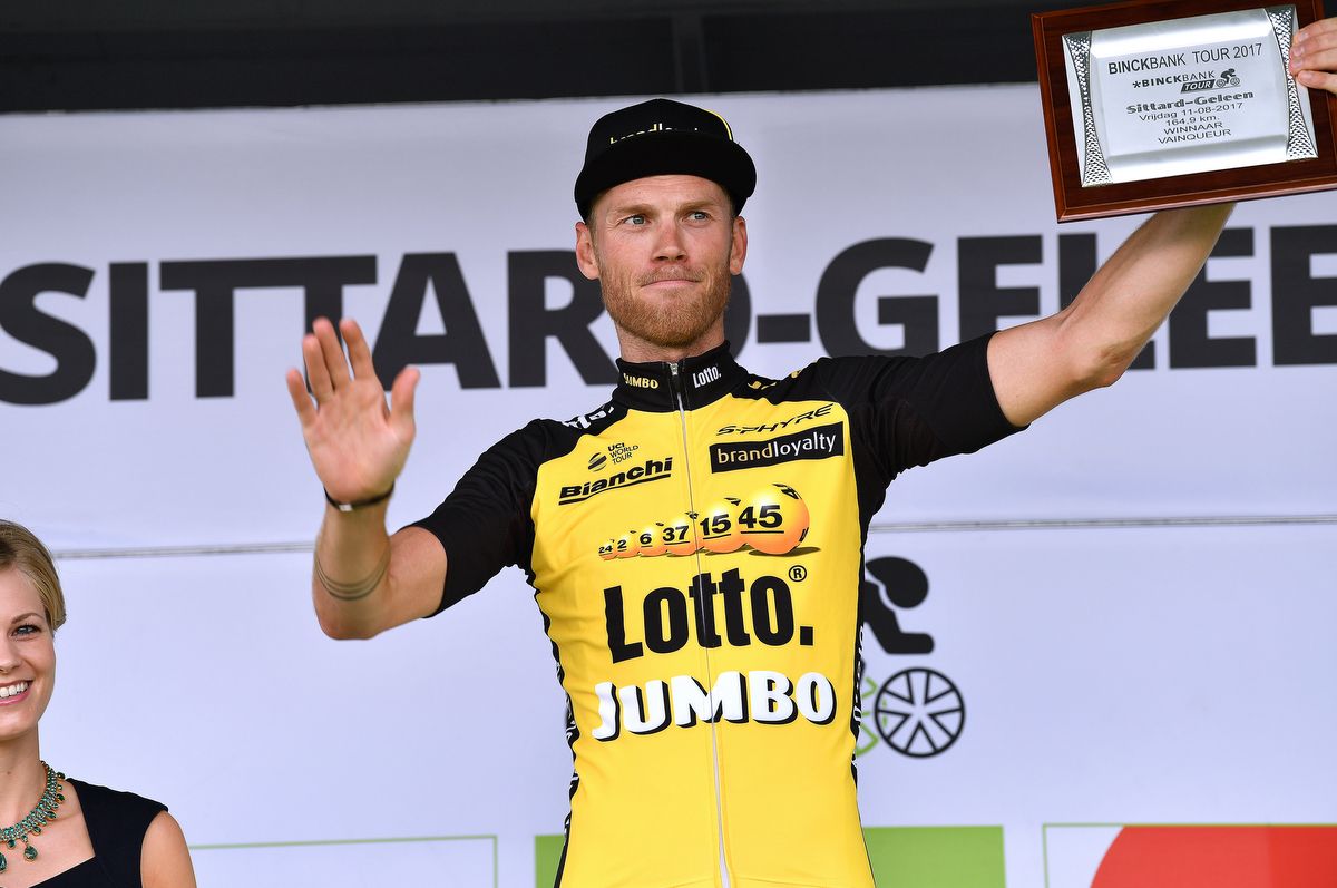 Stage winner Lars Boom (LottoNL-Jumbo)