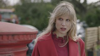 Amanda (Lucy Punch) is causing more chaos in Motherland (Pic Credit: Merman - Photographer: Grab)