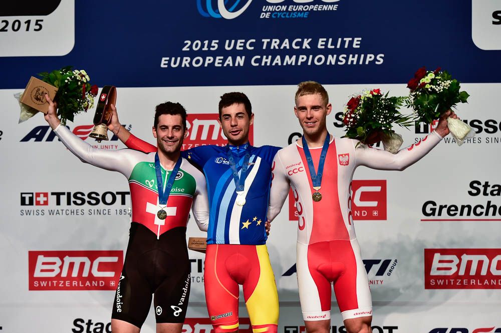 Sebastian Mora Vedri (Spain) won the scratch race ahead of Tristan Marguet (Switzerland) and Adrian Teklinski (Poland)