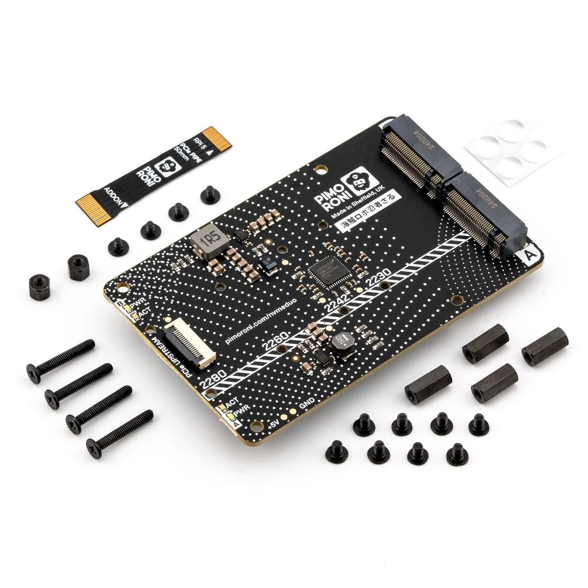 Raspberry Pi 5 dual NVMe SSD board doubles the storage, follows