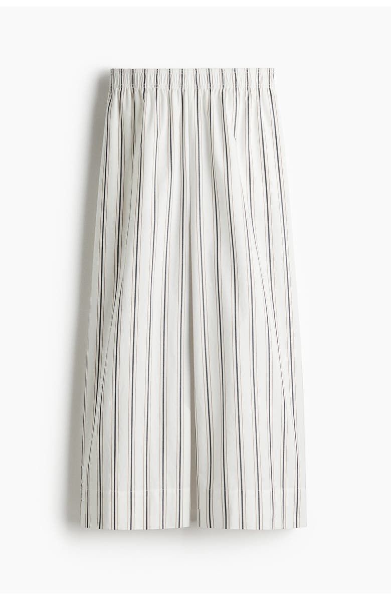 Ankle-Length Cotton Trousers