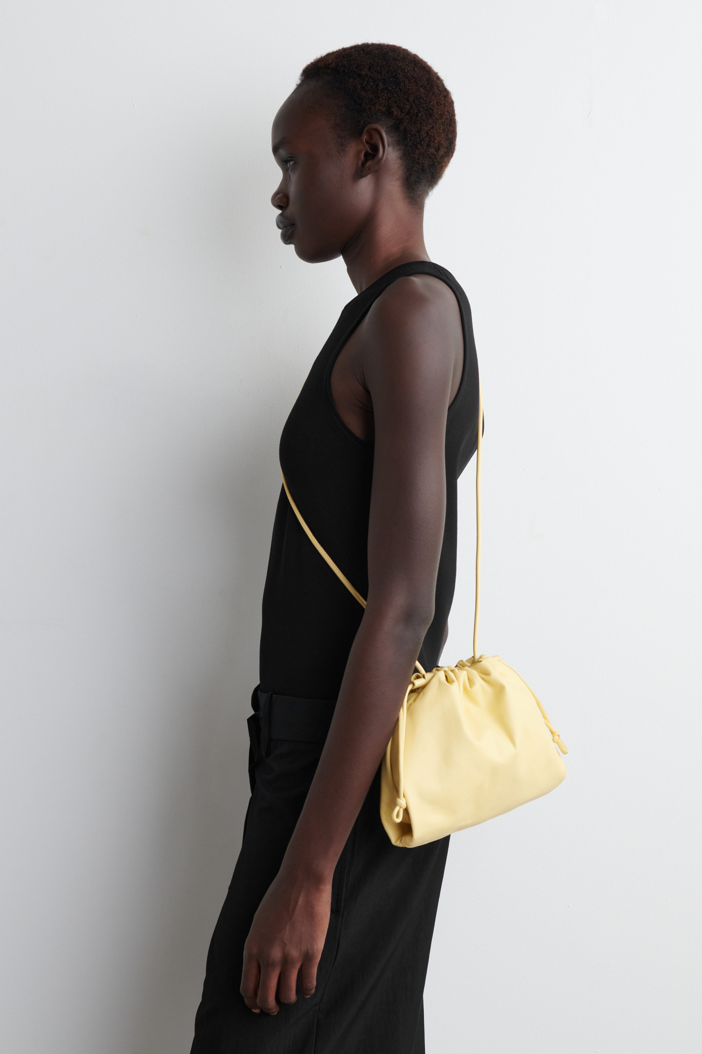 Mini Cavatelli Clutch Bag - Leather