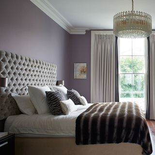 bedroom with French window