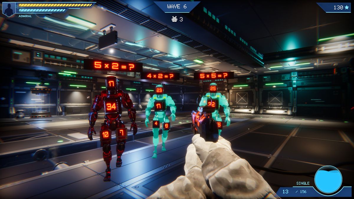 Parents everywhere will thank this indie dev for his maths shooting game