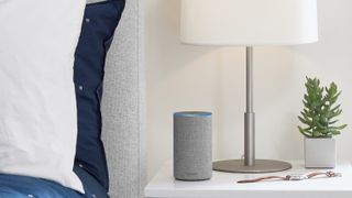 A still of the Amazon Echo smart speaker