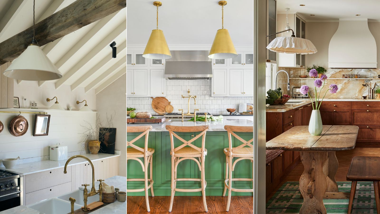 5 modern farmhouse kitchen lighting ideas | Homes and Gardens