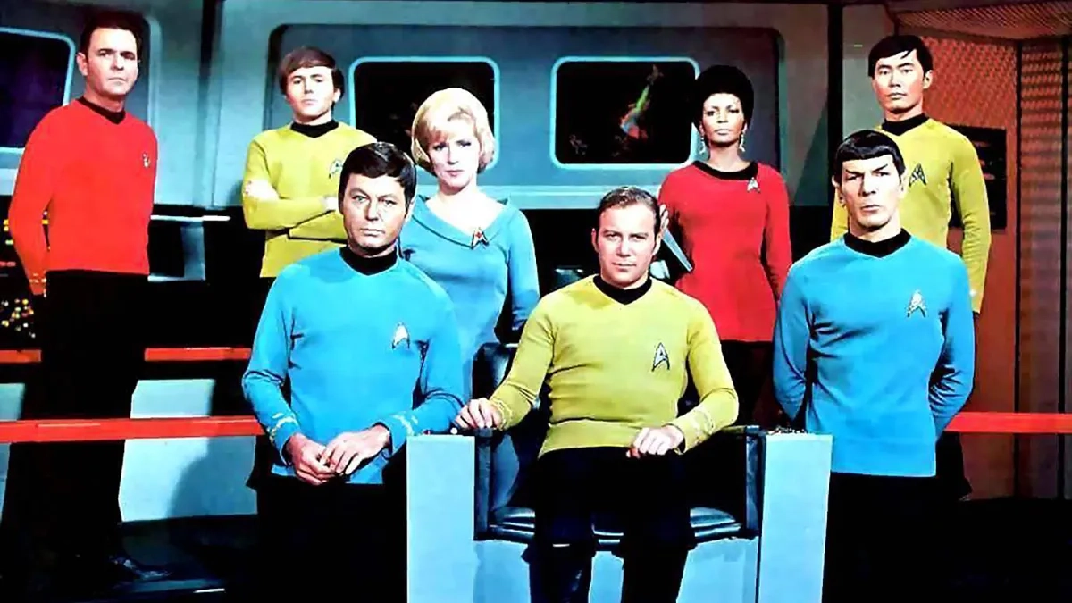 The main cast of Star Trek: The Original Series