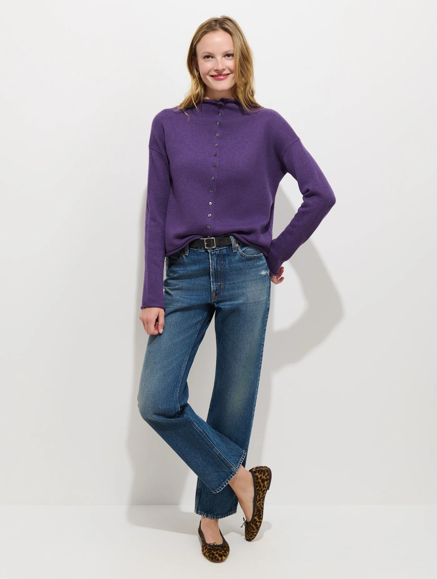 alex mill, Taylor Cardigan in Cotton Cashmere