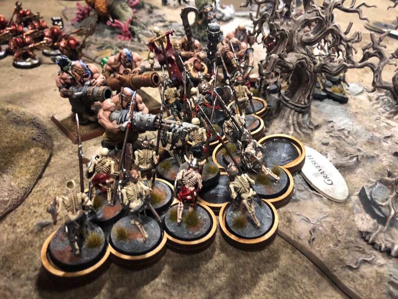 Ogors with cannons looks like a mismatch, but skellies keep coming back...