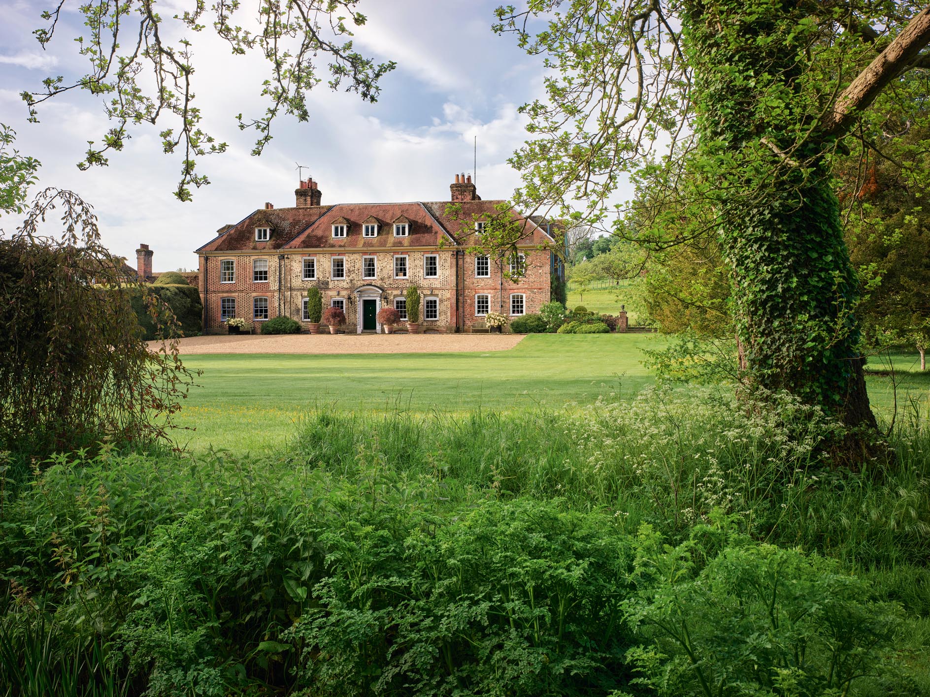 Fig: The front of Hall Place.