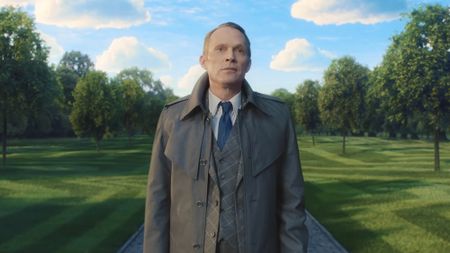 Vision (Paul Bettany) arrives at his home on VisionQuest.