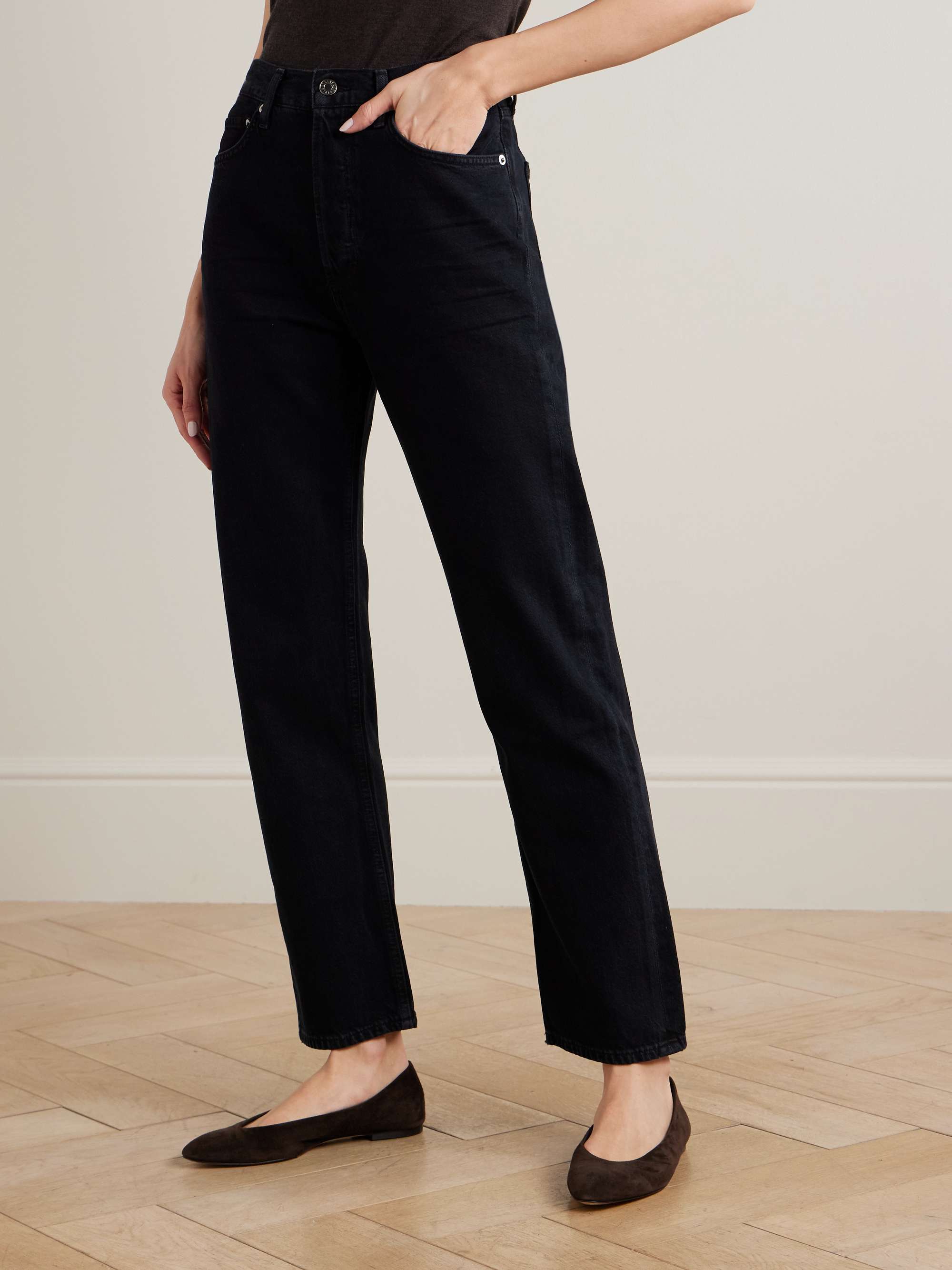 '90s Pinch Waist High-Rise Straight-Leg Recycled Jeans