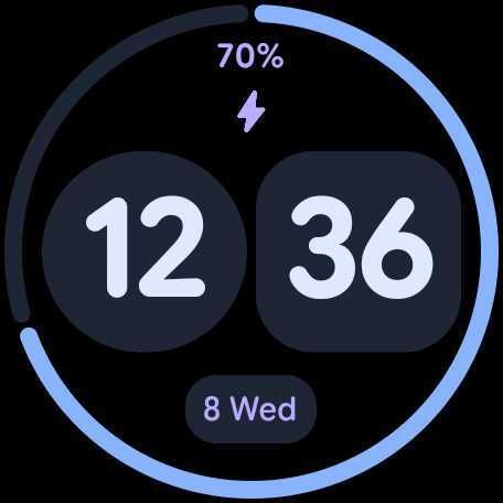 The new Wear OS 6 charging watch face is a bubbly, more expressive experience for the Pixel Watch.