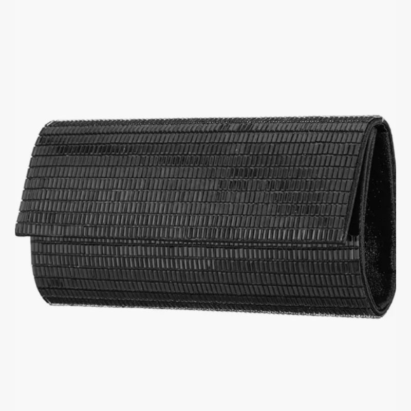 black clutch bag