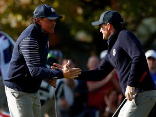 Phil Mickelson and Keegan Bradley