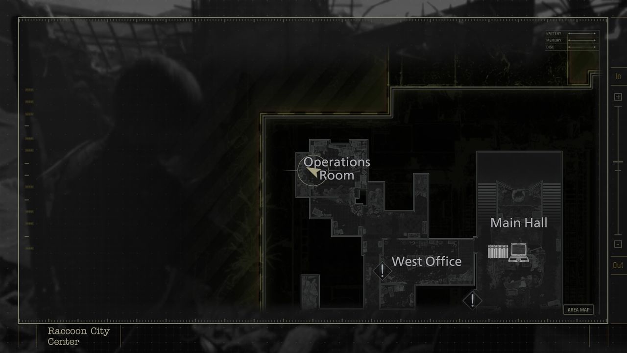 Resident Evil Requiem Mr. Raccoon - Operations Room