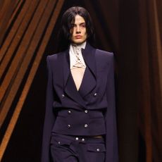 An Alexander McQueen model 