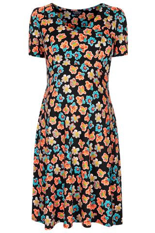 Topshop Maternity Floral Flippy Dress, £34
