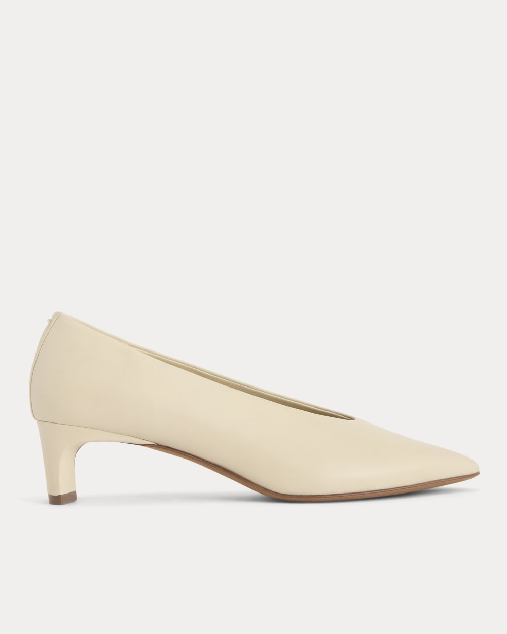 Made in Italy Almond-Toe Pump | Crema - 5