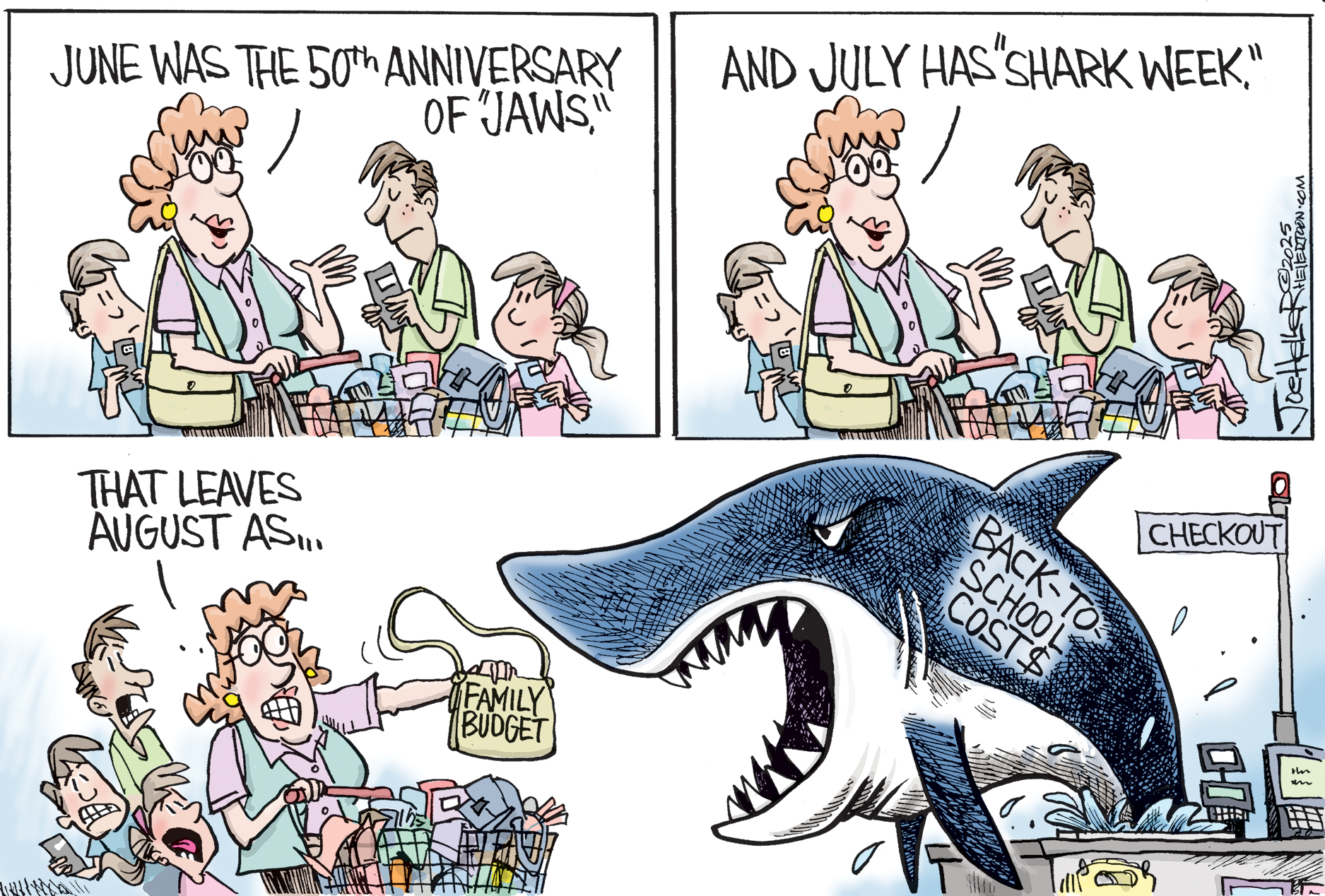 Political cartoon