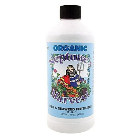 Neptunes Harvest Fish and Seaweed Blend Fertilizer, 18 Oz