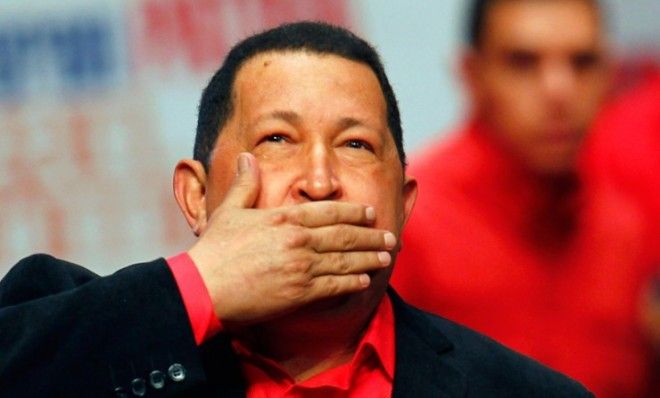 Venezuelan President Hugo Chavez