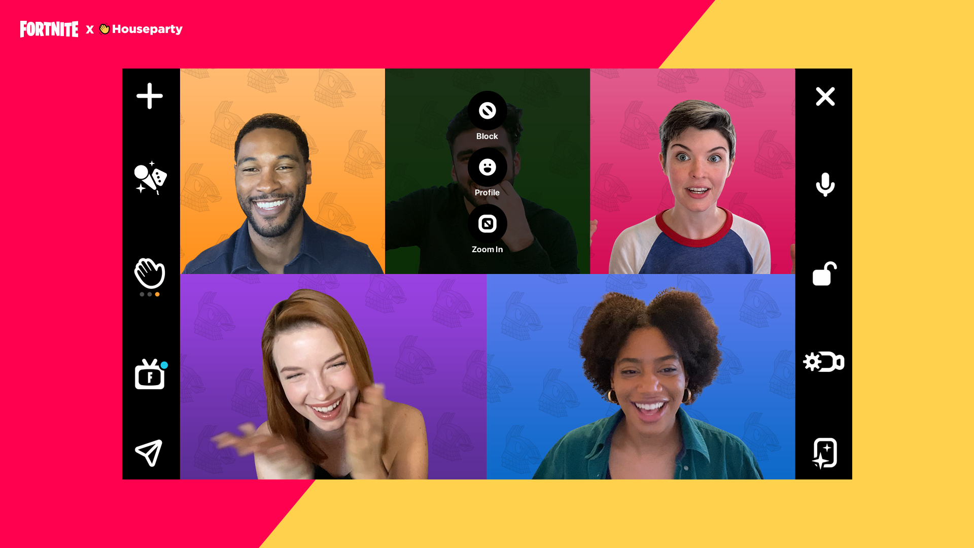 Fortnite video chat