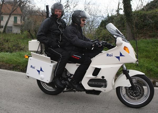 Paolo Salvodelli was on a moto for stage 4