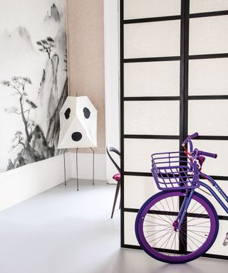Room style with Japanese influences