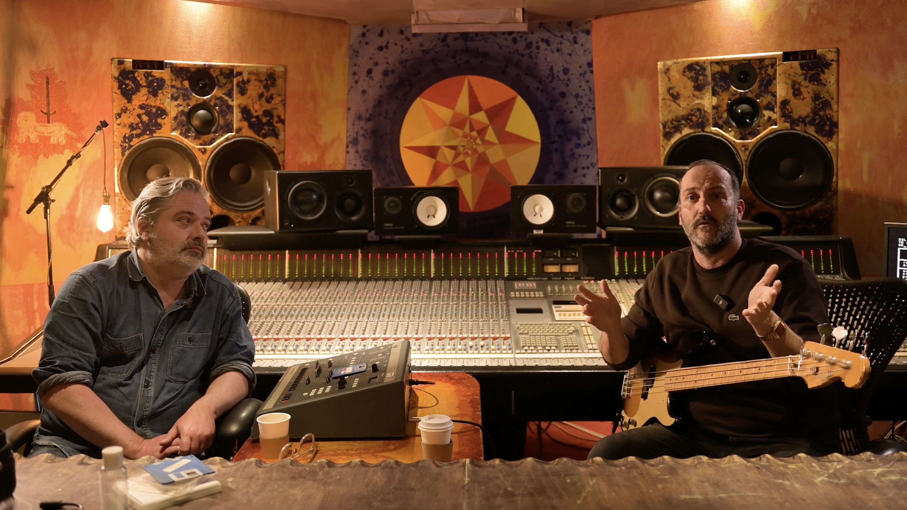 Alan Braxe and Fred Falke in the studio