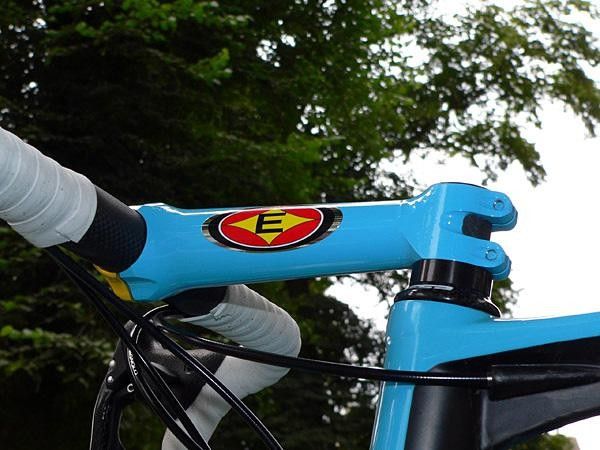 This is not an Easton stem, but an Easton decal was applied to this Rotor S1 stem a few days into the Tour. Maybe someone at Easton was looking?