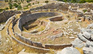 mycenaen acropolis ruins