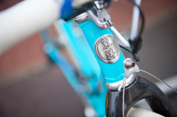 Japanese champion, Takenouchi Yu's hand made bike "Toyo frame"