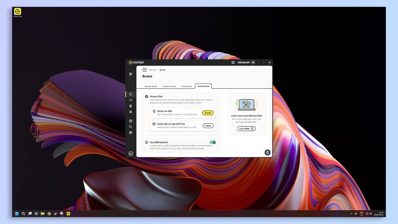 Norton 360 Advanced antivirus software