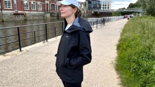 Woman wearing Arc'teryx Beta LT Jacket