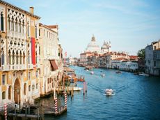 Grand canal Venice Italy traveling abroad