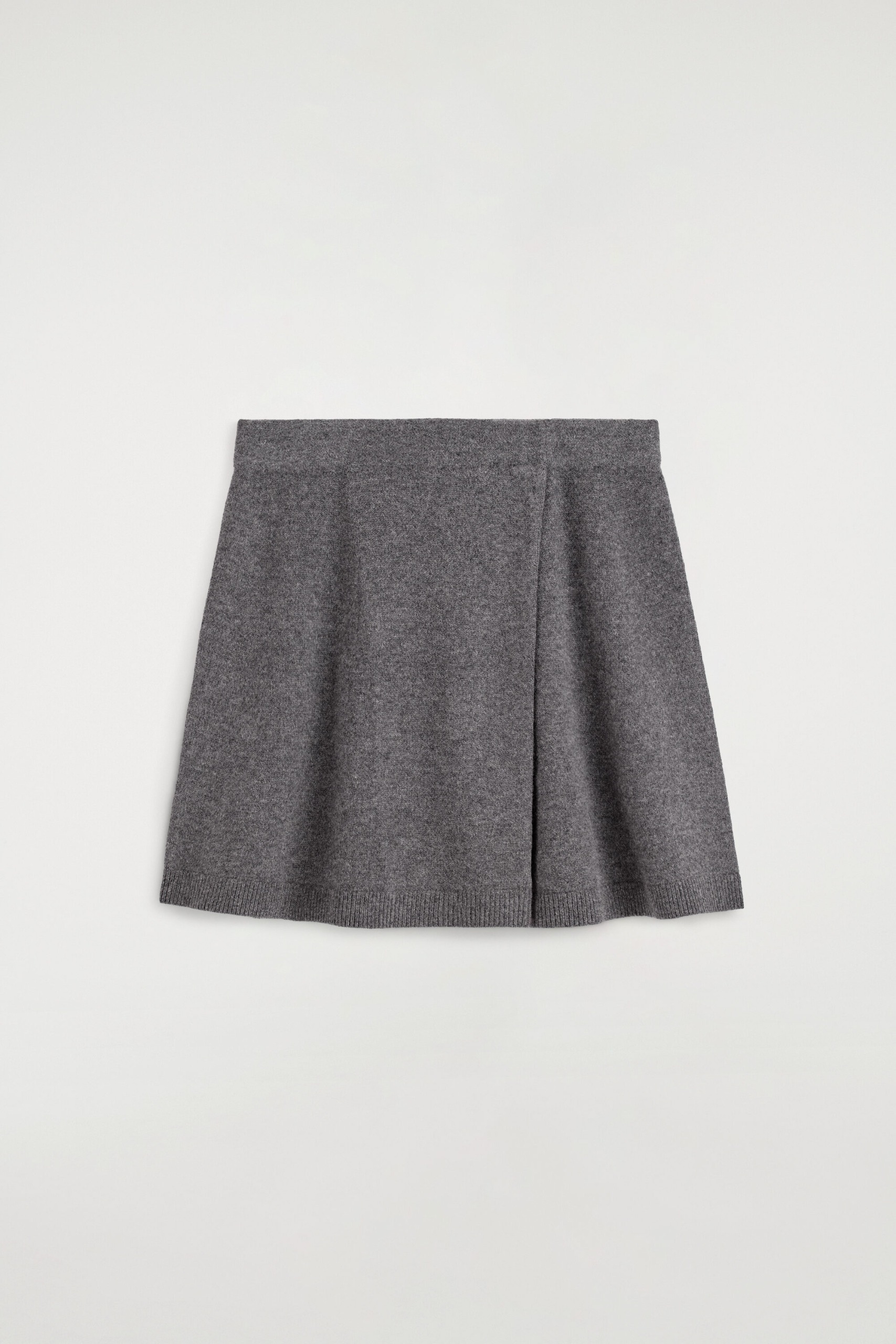 Merino Wool Mini Wrap Skirt